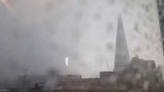 Lightning hitting The Shard 22/05/2014