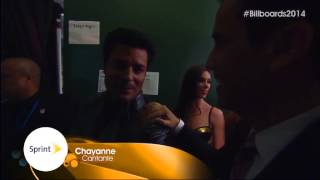 Chayanne habla backstage en los Premios Billboard 2014