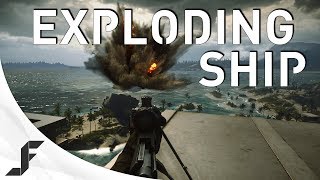 Exploding Ship! Battlefield 4 Hainan Resort Easter Egg!