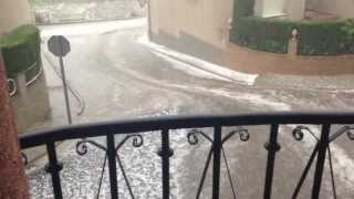 Granizada Andorra ( Teruel ) 16/08/2013