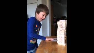 The JENGA® Kid (in Slow Motion)