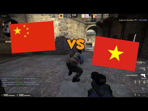 CHINA VS VIETNAM! - CS:GO Funny Moments and Plays