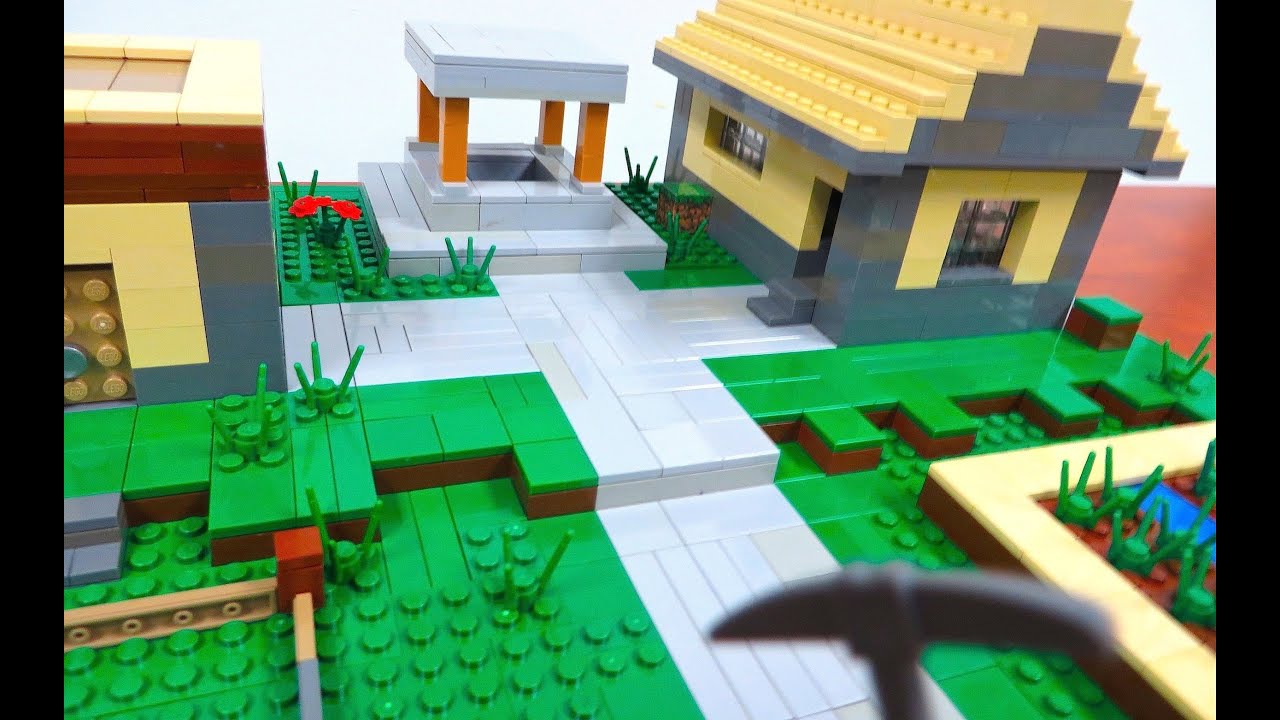 LEGO Minecraft Village - YouTube