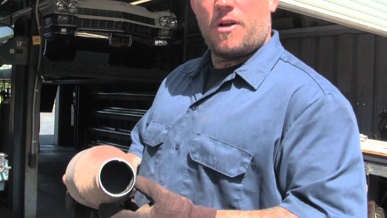 Removing a Bad Catalytic Converter in Sacramento and Showing Damage ...