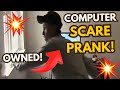 Funny Pranks - Computer Scare Prank! - Youtube