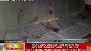 BT: Nahuling lider at miyembro ng Ozamiz robbert-holdup group, patay sa Laguna