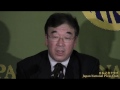 遠藤雄幸 川内村村長 2013.11.19