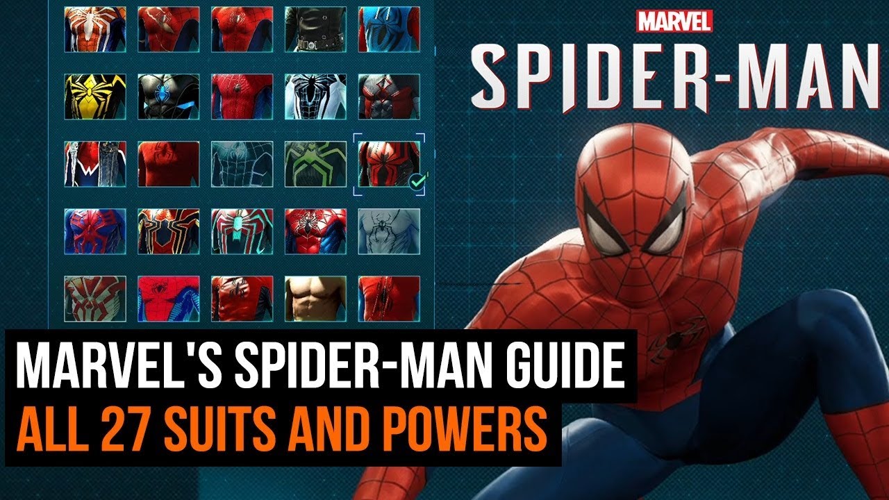 How To Get All Suits In Spider Man Ps4