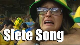 Siete song - La canción de la goleada Alemania - Brasil (subt. português , Deutsch)