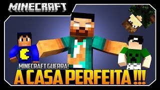 Minecraft Guerra #6 MUDEI DE TIME? CASA IMPENETRÁVEL!!!