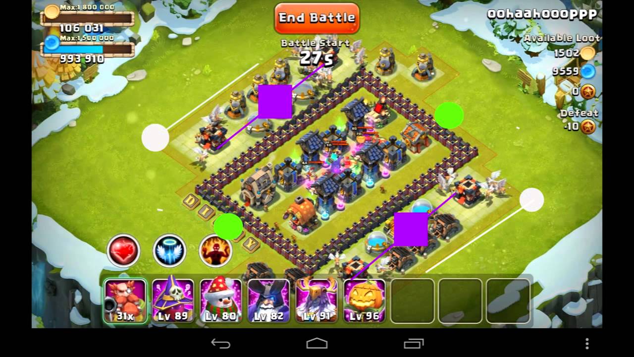 Castle Clash Base Here Be Monsters