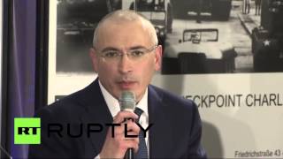 Пресс-конференция Михаила Ходорковского