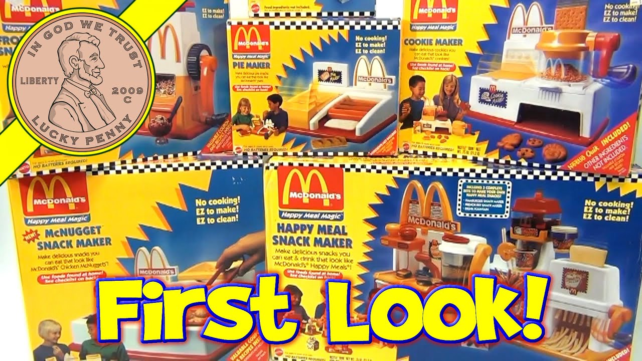 McDonald's Food Maker Toys Intro Happy Meal Snack Maker, McNugget