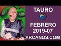 Video Horscopo Semanal TAURO  del 10 al 16 Febrero 2019 (Semana 2019-07) (Lectura del Tarot)