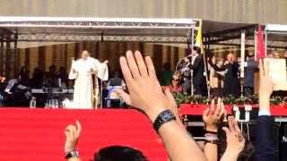 Flash Mob con Papa Francesco con Rinnovamento nello Spirito 01/06/14