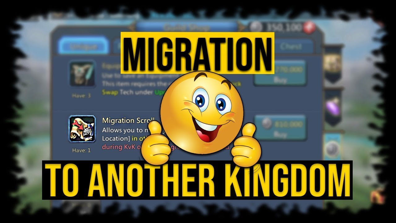 Lords Mobile Migration Scroll Chart
