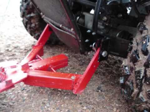 Homemade ATV Plow - YouTube