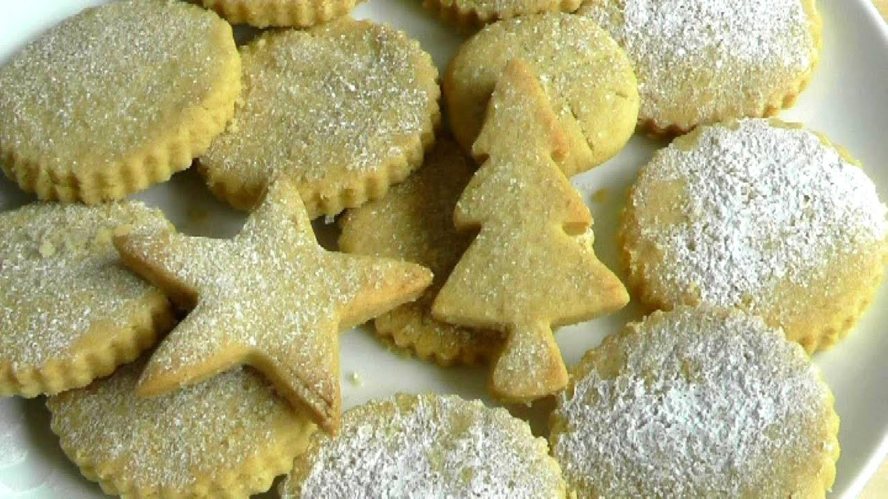 Christmas Food Shortbread Biscuits How to make Recipe - YouTube