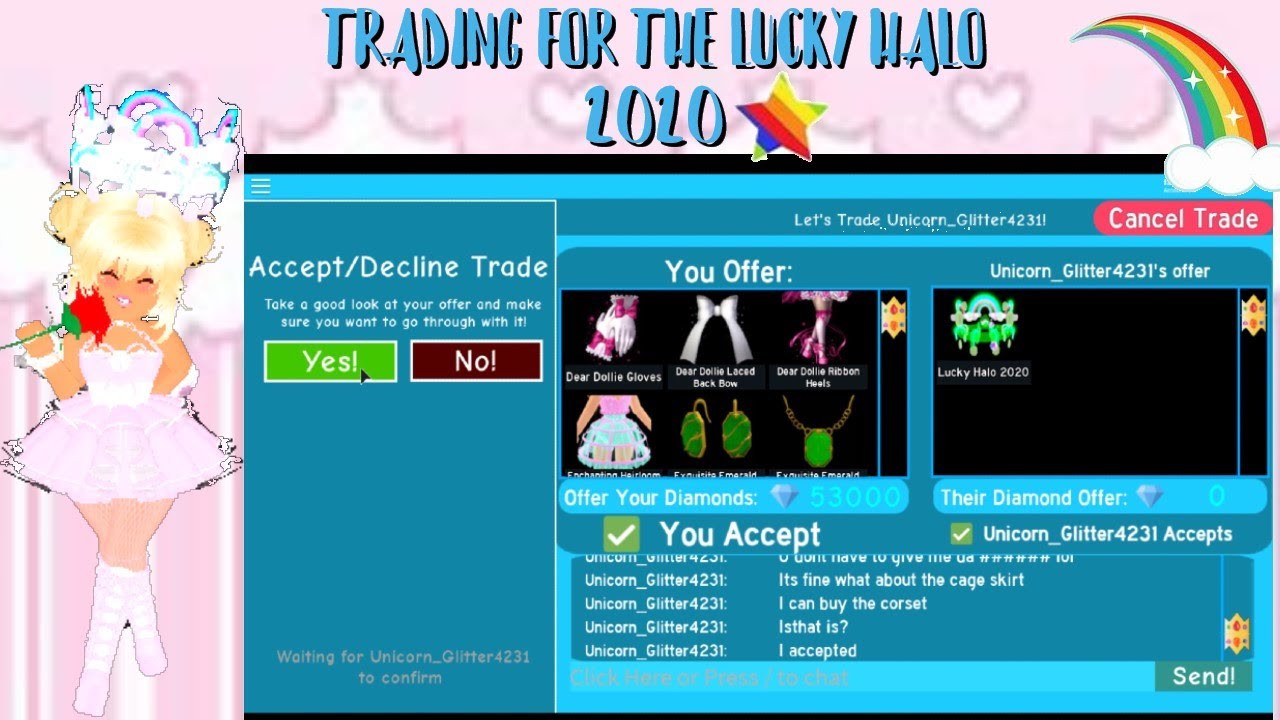 Trading For The Lucky Halo 2020 Saint Patricks Halo 2020 Roblox