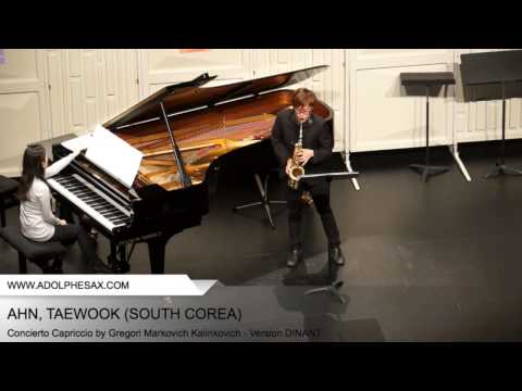 Dinant 2014 - AHN, Taewook (Concierto Capriccio by Gregori Markovich Kalinkovich - Version DINANT)