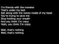Eminem - The Monster ft. Rihanna (Lyrics) album artwork