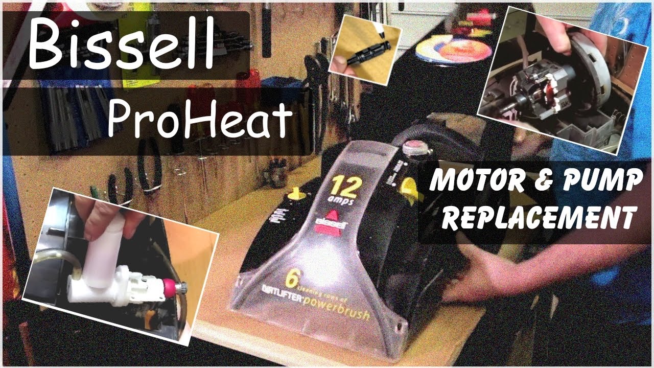 Replacing Motor & Pump On A Bissell ProHeat Carpet Cleaner Model 7901