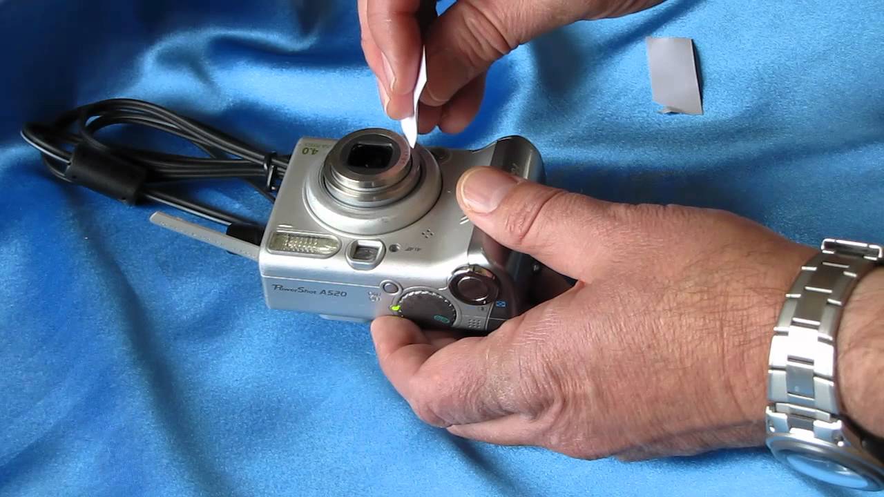 Fixing Lens Problems on a Digital Camera (lens error, lens stuck, lens jammed, dropped) YouTube