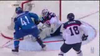 Jan Laco Double-Save against Italy (IIHF WC 2014 Slovakia - Italy)