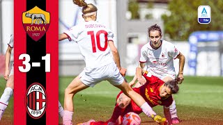 The Rossonere fall in Rome | Roma 3-1 AC Milan | Highlights Women's Serie A