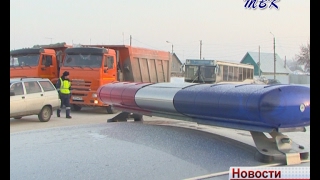 В ходе рейда инспекторы ДПС составили восемь административных материалов на водителей грузового транспорта