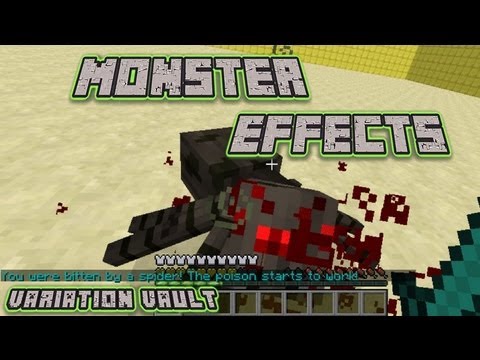 Minecraft Bukkit Plugin - Monster Effects - Mobs that do potion effects!