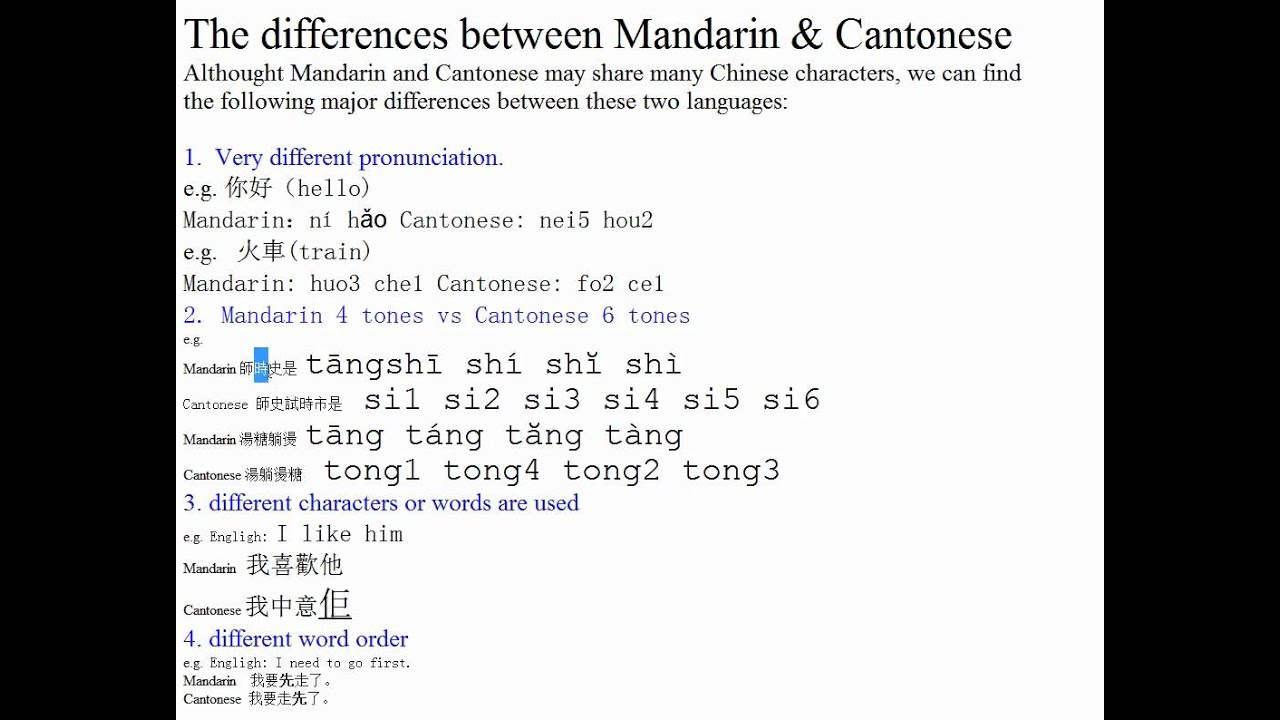 mandarin to cantonese translator