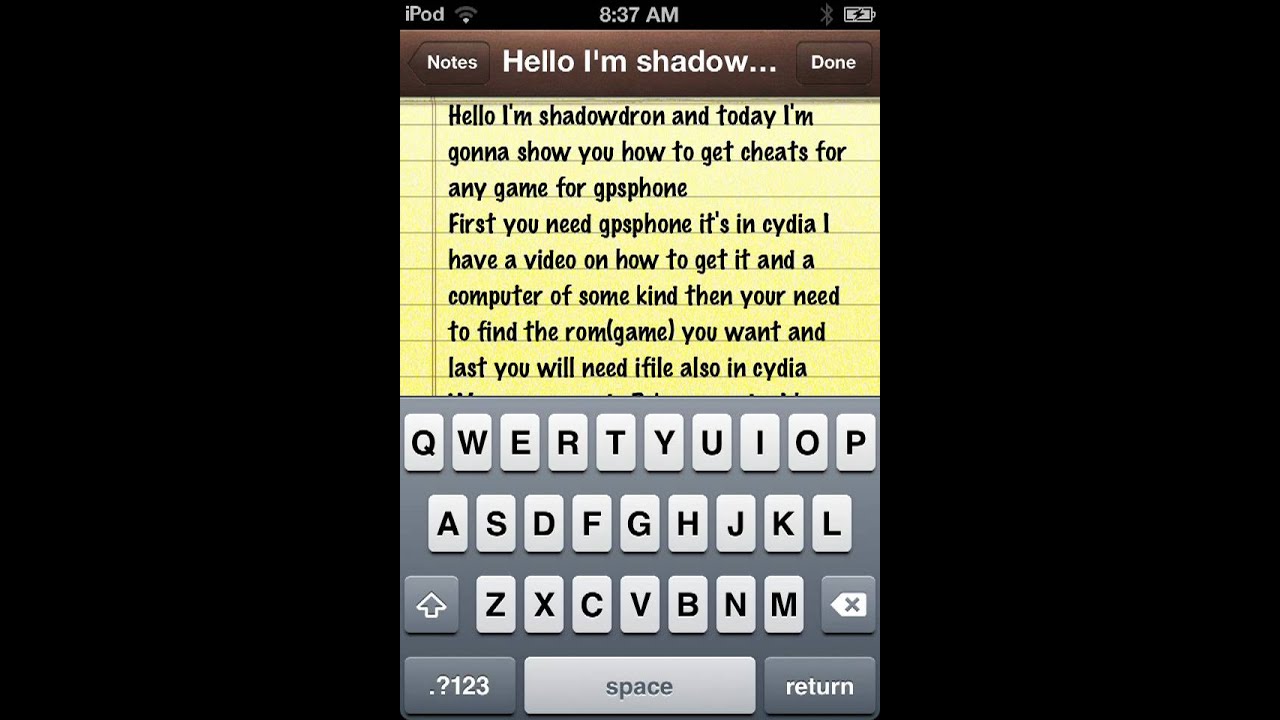 How to put cheats for gpsphone - YouTube