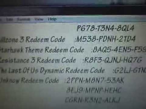 random ps4 gift card codes