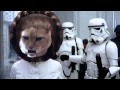 Cat and Dog star in Empire Strikes Back / Star Wars sci-fi movie