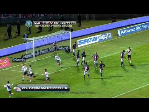 Gol de Pezzella. River 1 San Lorenzo 0. Superfinal 2014. Gentileza de Fútbol Para Todos