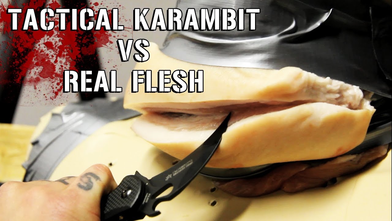 Tactical Knife vs Real Flesh YouTube