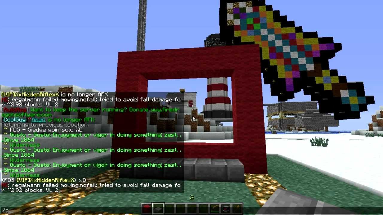 Minecraft Tutorial: Ancient Gates Plugin for Bukkit - YouTube