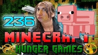 Minecraft: Hunger Games w/Mitch! Game 236 - PIGGY POWER!