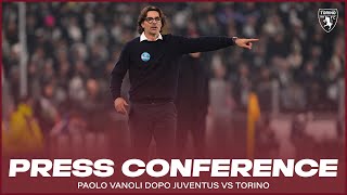 JUVENTUS -TORINO | PRESS CONFERENCE MISTER VANOLI🎙️?