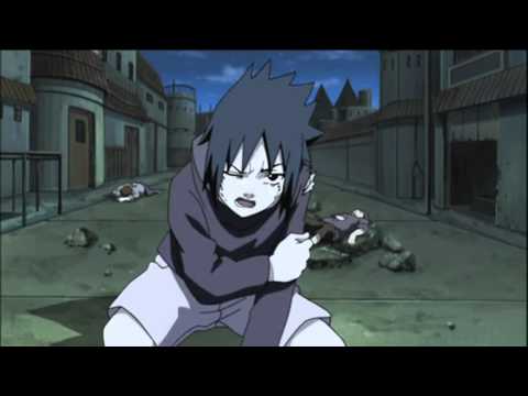 Itachi Crying as Sasuke's Kunai hits Itachi's Headband - YouTube