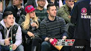 Bernier at the Raptors-Nets Game - 01/11/2014