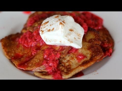 Recipe make pancakes  Pancakes How recipe Almond  how  to  Gluten With Make To Free  Raspberry youtube Sauce