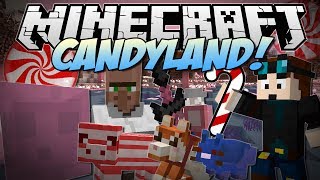 Minecraft | CANDYLAND! (Candy Cane Pigs, Chocolate Dogs, Candy Dimension & More!) | Mod Showcase