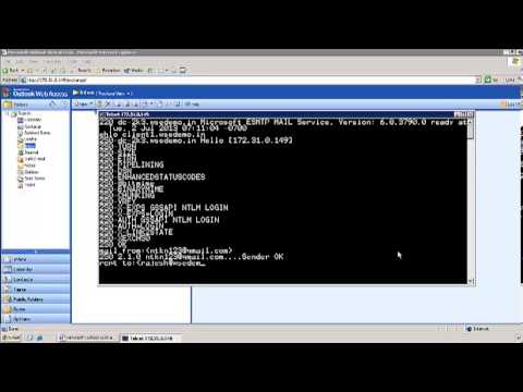 SMTP mail from command line - YouTube