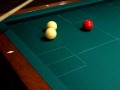Prise de la ligne au Billard Français Cadre 47/2