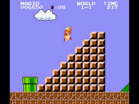 NES Game: Super Mario Bros 1985 Nintendo - YouTube
