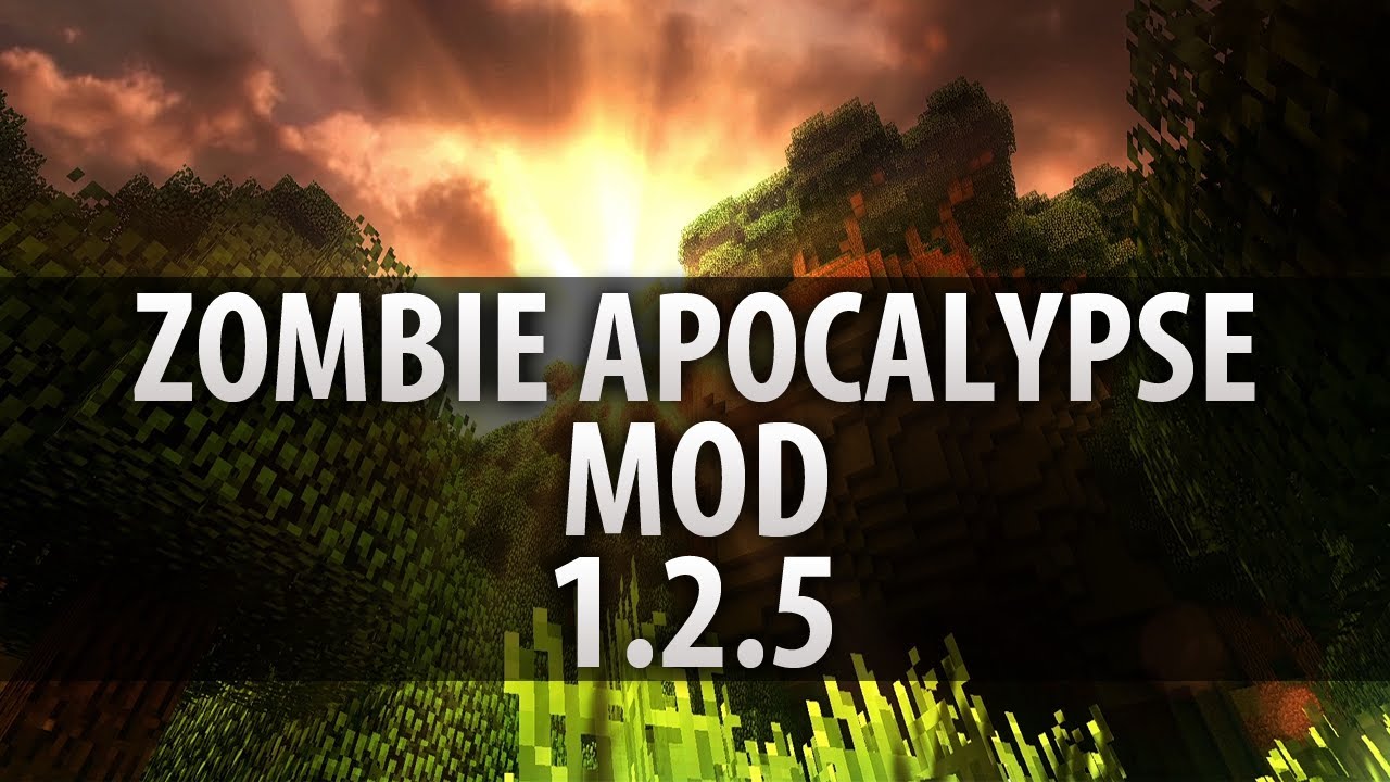 Minecraft Mod! - Zombie Apocalypse (Eternal Night, Creepers, Zombies ...