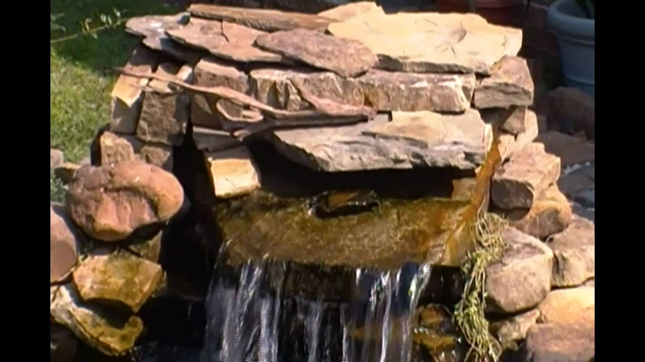 DIY Pond Waterfall Diffuser / Spillway - YouTube