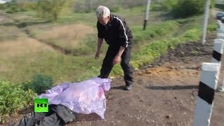 Между Славянском и Краматорском расстреляли живую цепь: погибли 10 человек (18+)